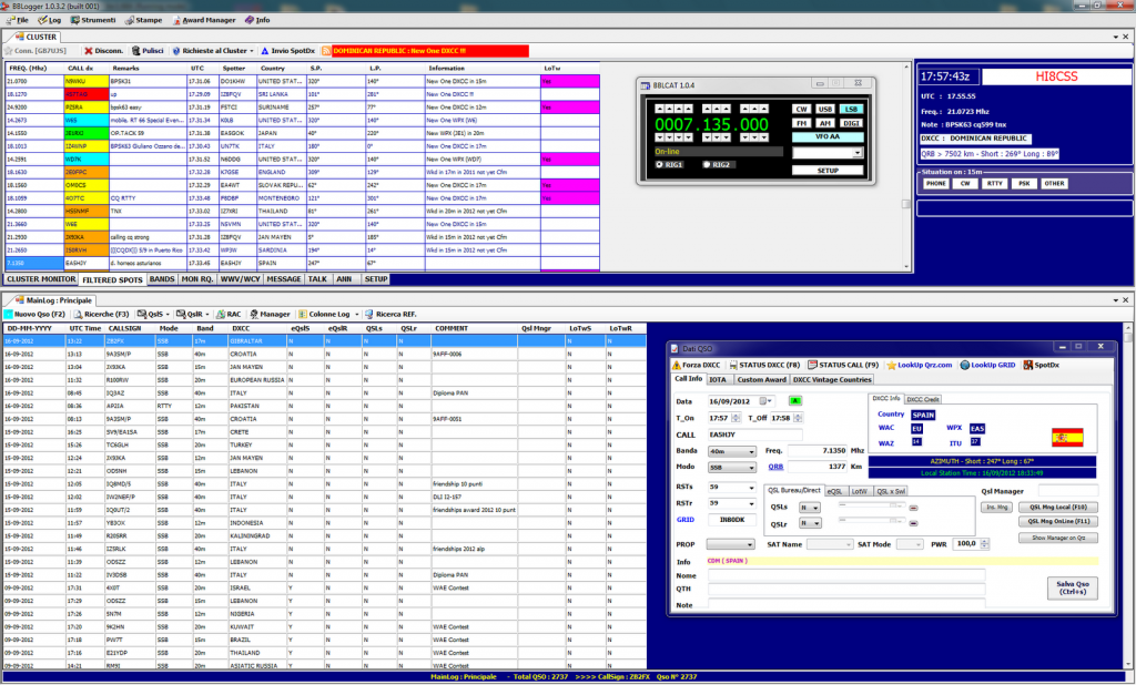 simple ham logging software